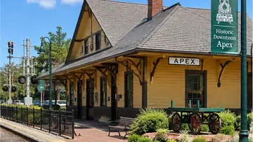Historic downtown Apex, North Carolina