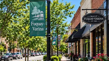 Historic downtown Fuquay-Varina, North Carolina