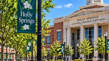 Downtown Holly Springs, North Carolina