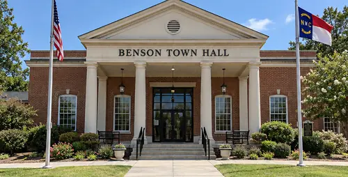Benson Town Hall on East Church Street