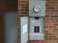 Siemens 200-amp electrical panel installed for a Raleigh, NC home