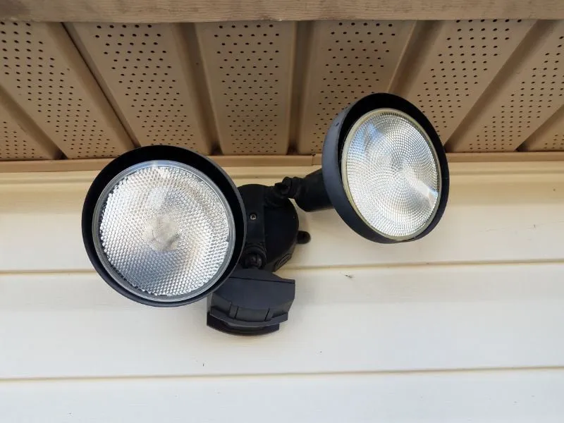 Motion-Activated Security Light Installation