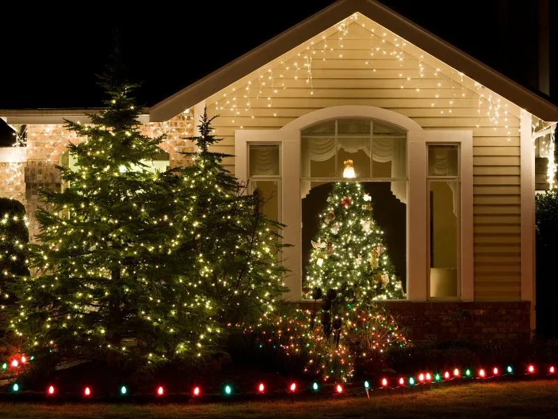 Lighting Fixtures Installation Cost and Price - Holiday Lights