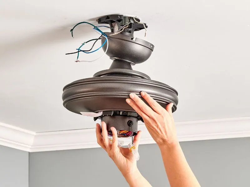 Ceiling Fan Installation Cost - Price - Professional Wiring Installation